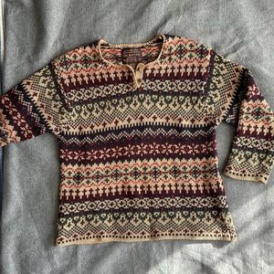 Vintage 90s Abercrombie & Fitch Harvest sweater